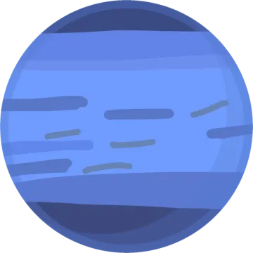 an image of a blue planet