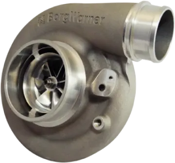 A turbo with a stainless steel housing