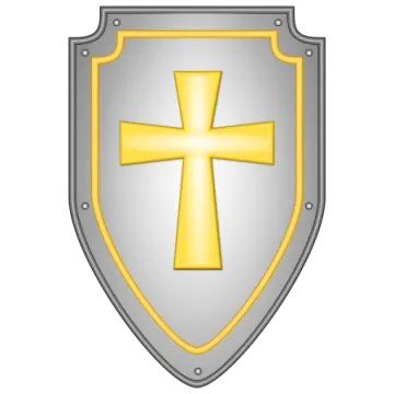 a shield with a cross on it