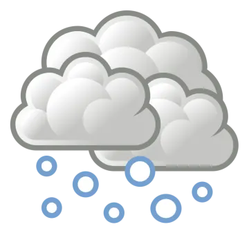 a cloud with water droplets
