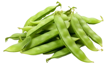 a pile of green beans