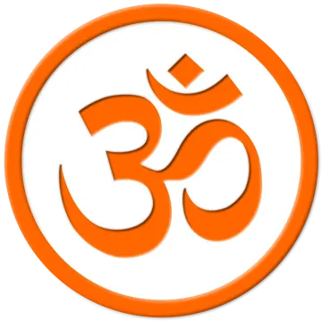 an orange and white oma symbol