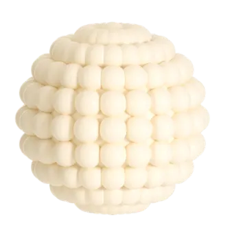 an image of a white sphere lamp