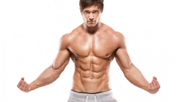 a man standing in front of a white background
