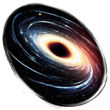 a black hole in the center of a galaxy