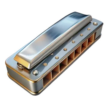 an image of a harmonica on a white background