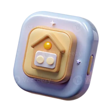 an app icon with a house on it