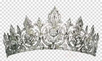 a silver crown on a white background