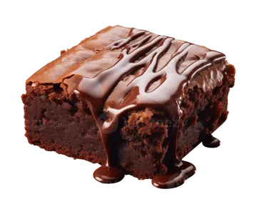 a close up of a chocolate brownie