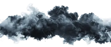 black smoke on white background