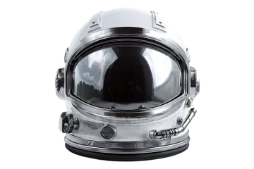 an astronaut helmet on a white background