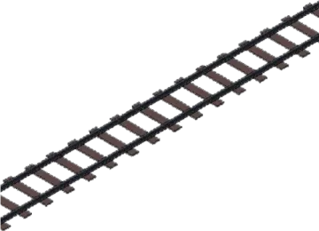a black and brown train track