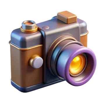 an image of a camera with a lens