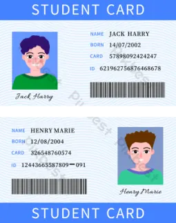 a student's id card