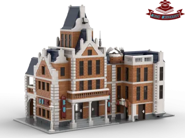 a building made out of lego bricks