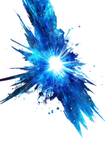 an image of a blue explosion in the air