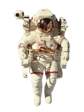 an astronaut in a spacesuit