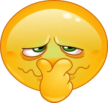 a yellow smiley face with an open mouth