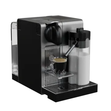 a coffee machine on a white background