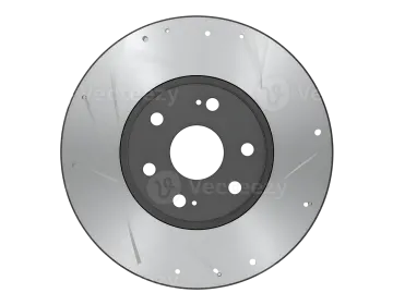 brake disc, rear view