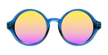 a pair of sunglasses on a white background