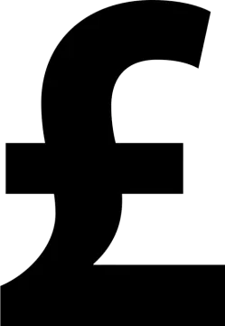 a black and white euro symbol