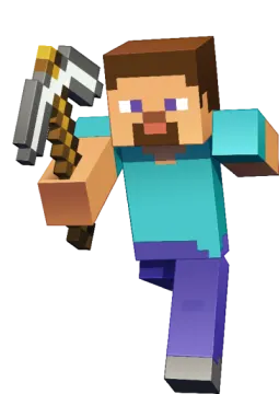 an image of a minecraft character with a sword