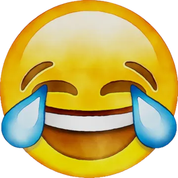 a smiley face with tears and tears