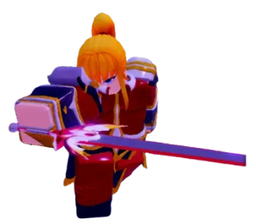 an image of a person holding a sword