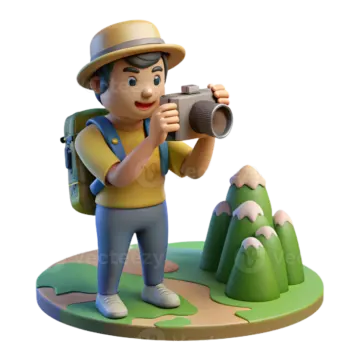 a man with a camera in his hand