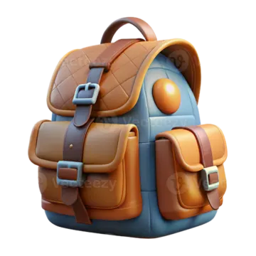 an image of a backpack on a white background