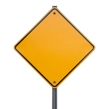 a yellow and black street sign