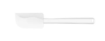 a white wall hook with a long handle