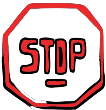 a stop sign with the word stop written on it