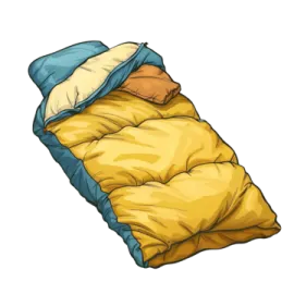 an image of a sleeping bag