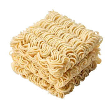 a pile of noodles on a white background