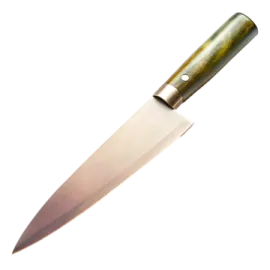 a knife on a white background