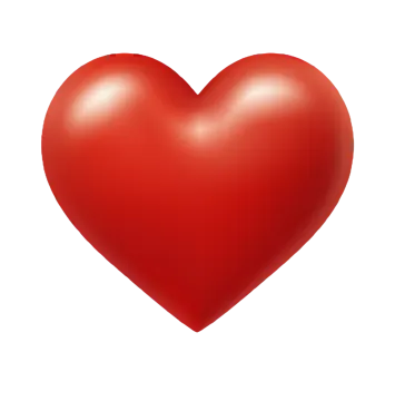 a red heart