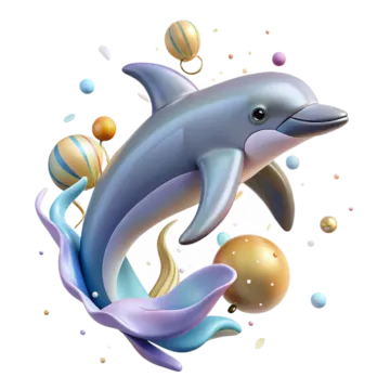 a dolphin jumping out of the water