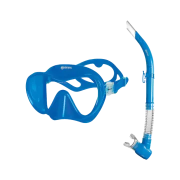a scuba mask and snore set