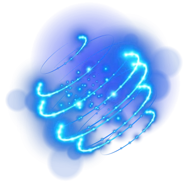 a blue christmas tree on a white background