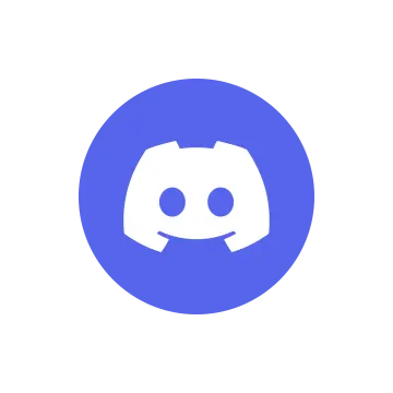 a blue circle with an image of a person's face