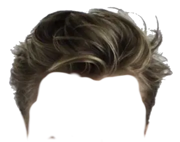 a close up of a man's hair