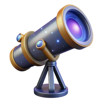 a telescope on top of a tripod