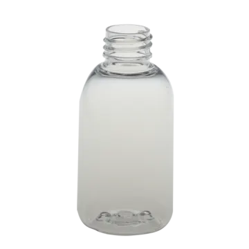 a small glass bottle with a white lid