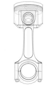 a technical drawing of a hydraulic valve