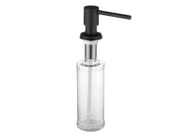 a soap dispenser on a white background