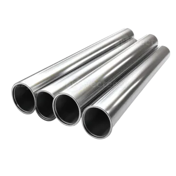 three stainless tubes