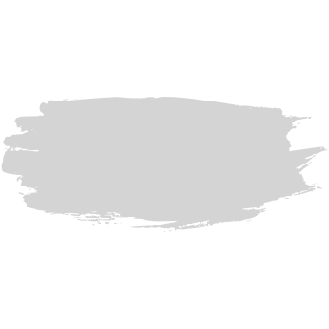 a gray paint stroke on a white background