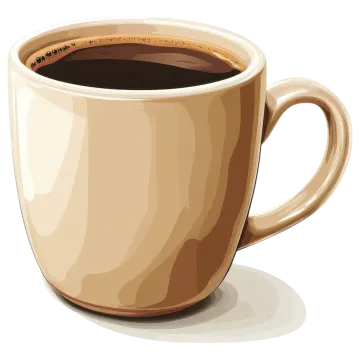 a cup of coffee